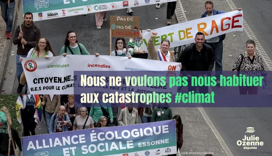 marche climat Evry 26 septembre 2026